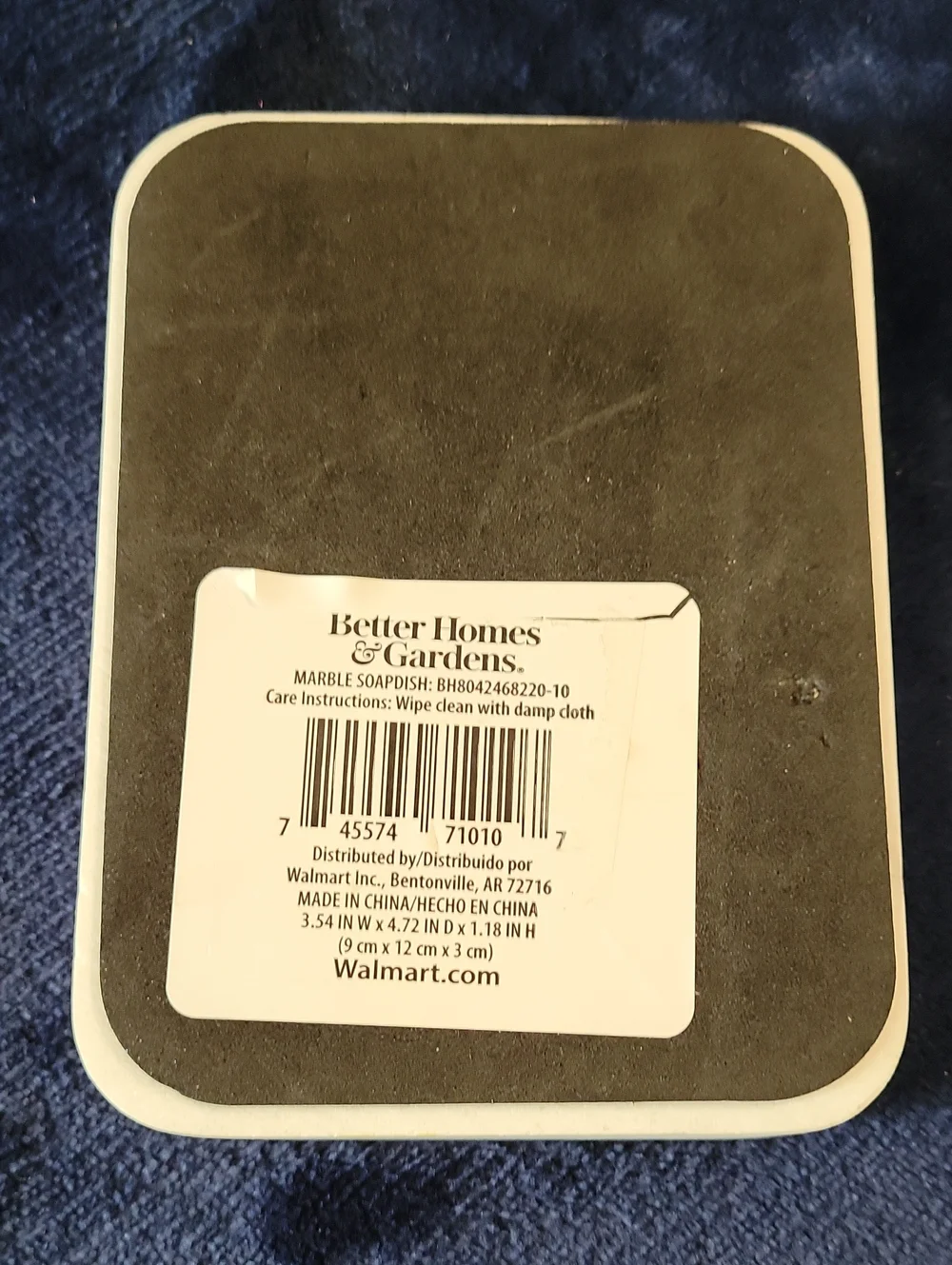NEW Better Homes And Gardens Marble Soap Dish